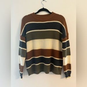 Shein S Striped Sweater